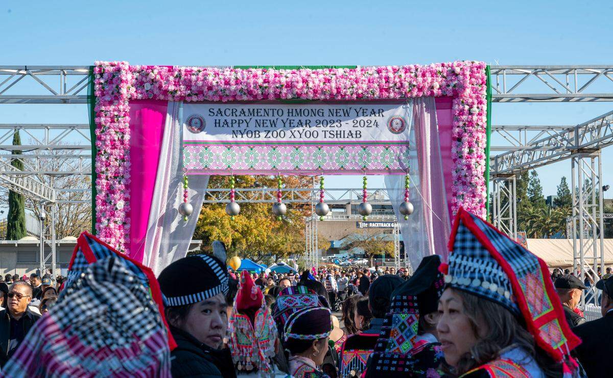 Thousands of Hmong community members gathered at Cal Expo this weekend to celebrate the Sacramento Hmong New Year festival Saturday.