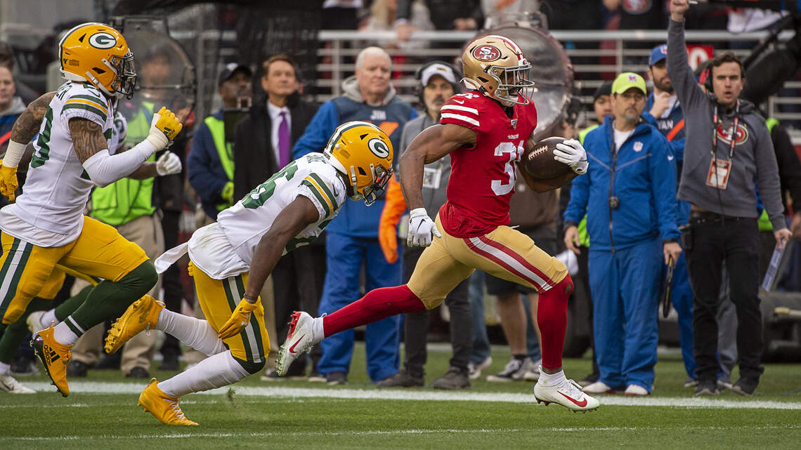 Raheem Mostert’s fast rise from shark-infested waters of his youth to the Super Bowl
