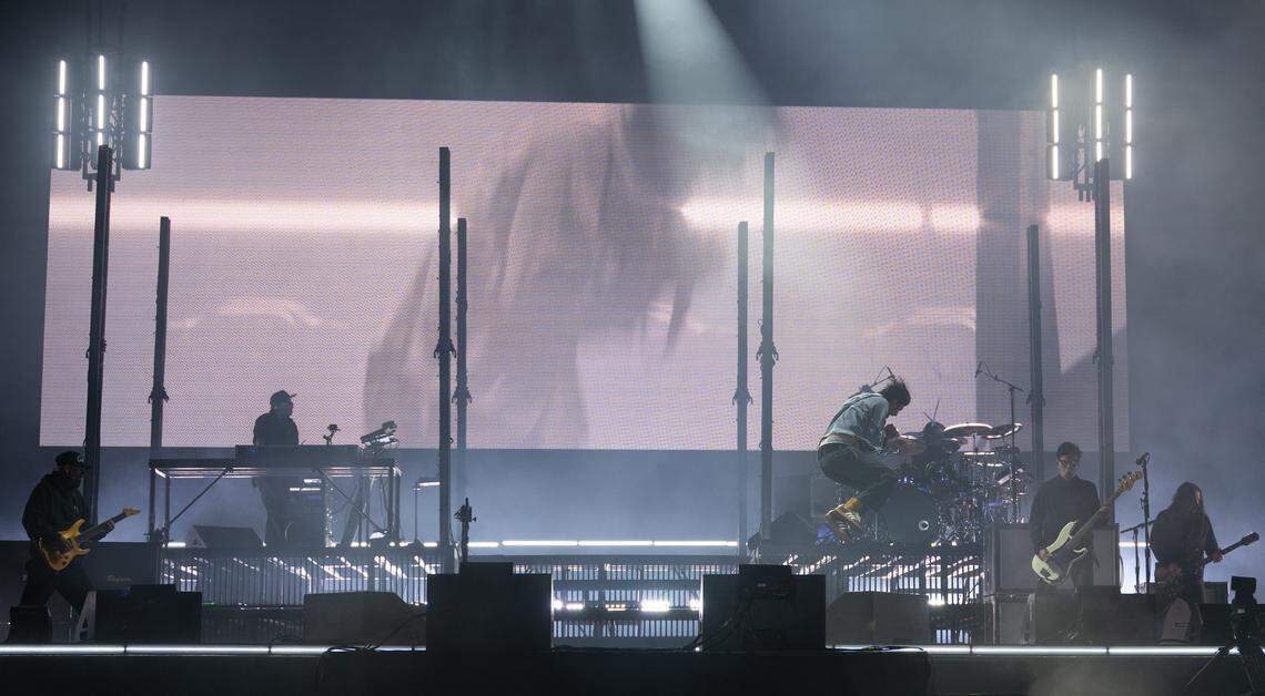 The Deftones perform during the Aftershock festival on Friday, Oct. 3, 2025, in Discovery Park. 