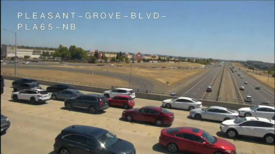 Highway 65 reopens in Roseville after person jumps from freeway overpass