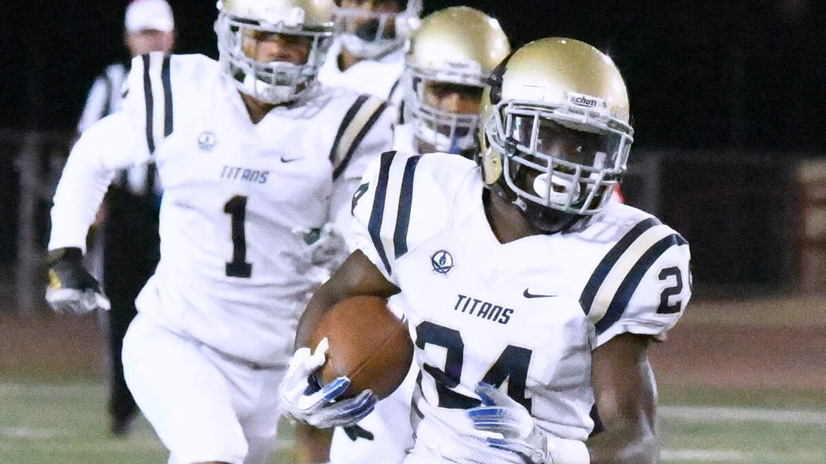 Burbank’s Curley Washington found plenty of open running room Friday against McClatchy.