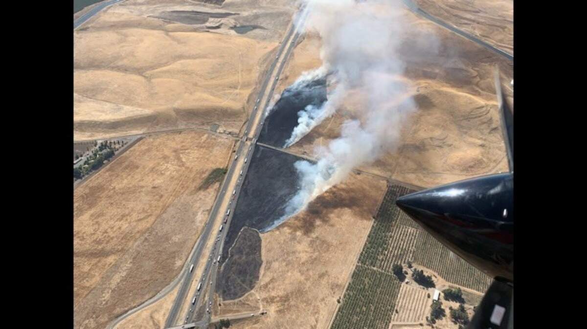 The Stuhrs Fire started Wednesday morning near I-5 and Patterson in Stanislaus County.