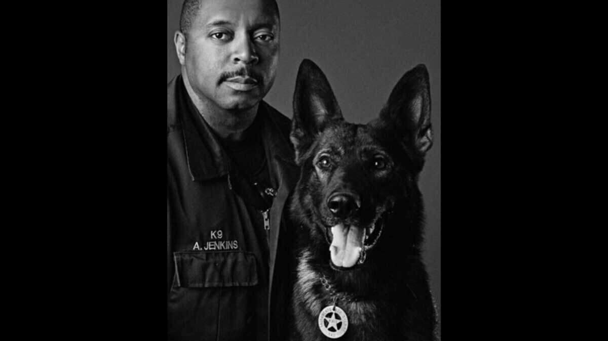 Eko with his Sacramento County Sheriff’s partner, Sgt. Anthony Jenkins, in an undated photo. Eko died Friday, January 24, 2020, after he was diagnosed with stage 4 lymphoma.