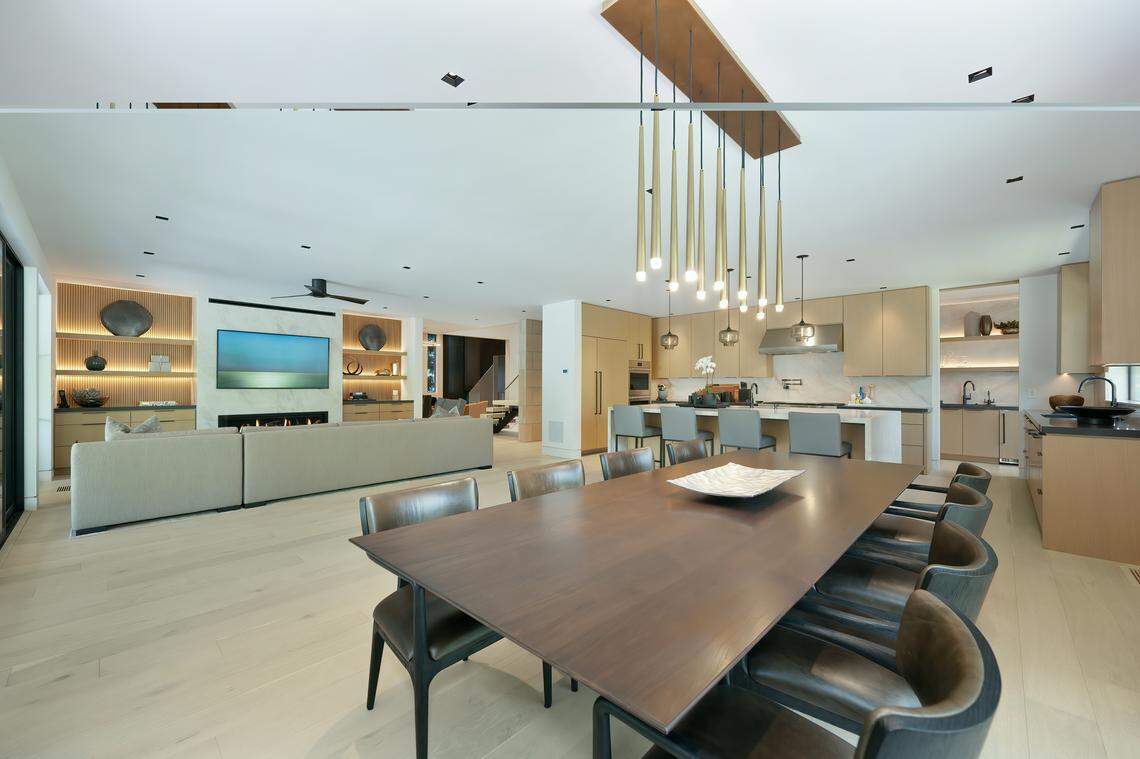 The great room at 5020 Manchester Court in Granite Bay. 