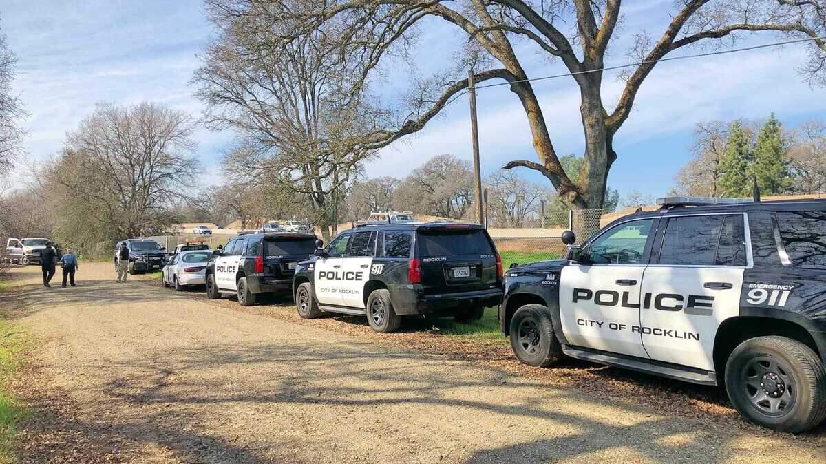 The Rocklin Police Department on Feb. 18, 2020, that a department homeless outreach team helped property owners clean up 18 homeless camps in the greenbelt area near Interstate 80 in Rocklin, California.
