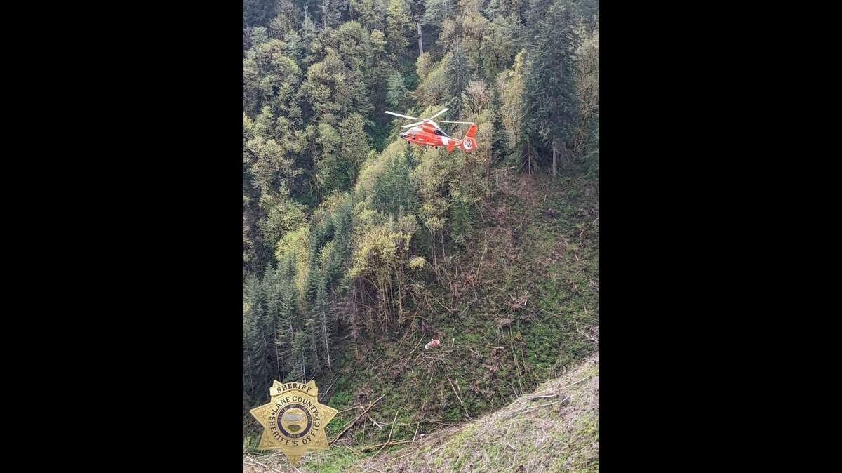A logger was seriously injured after a moving boulder struck him, stranding him in an Oregon canyon, according to a sheriff’s office.