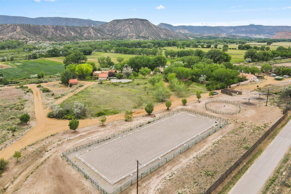 There are 240 acres along the banks of the Chama River.