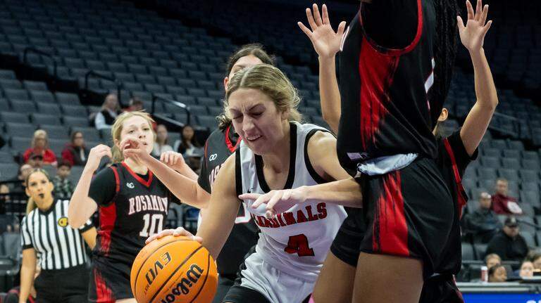 See Woodland Christian play Rosamond in D-V State Championship girls basketball game