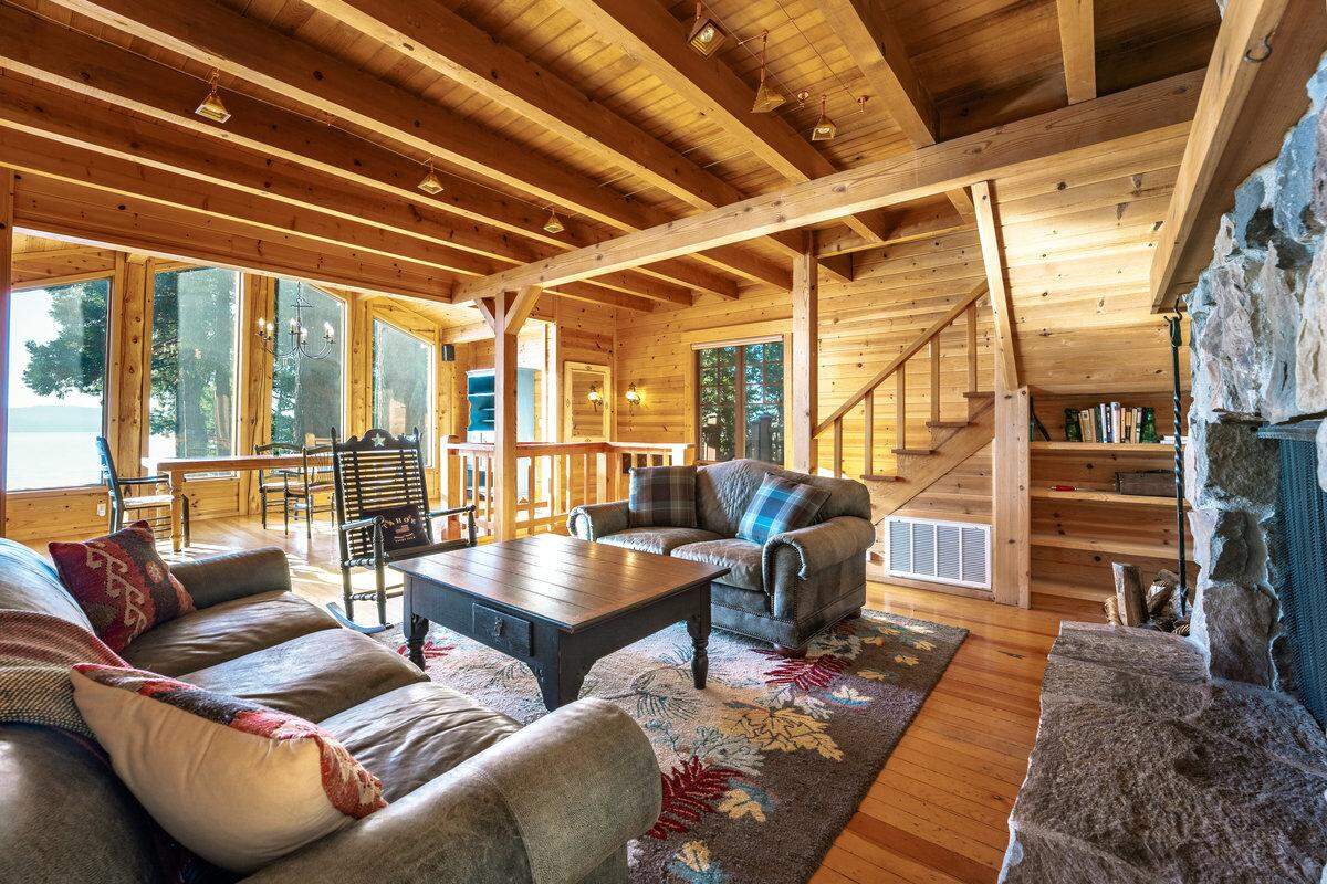The property at 1250 West Lake Boulevard is Old Tahoe in style.