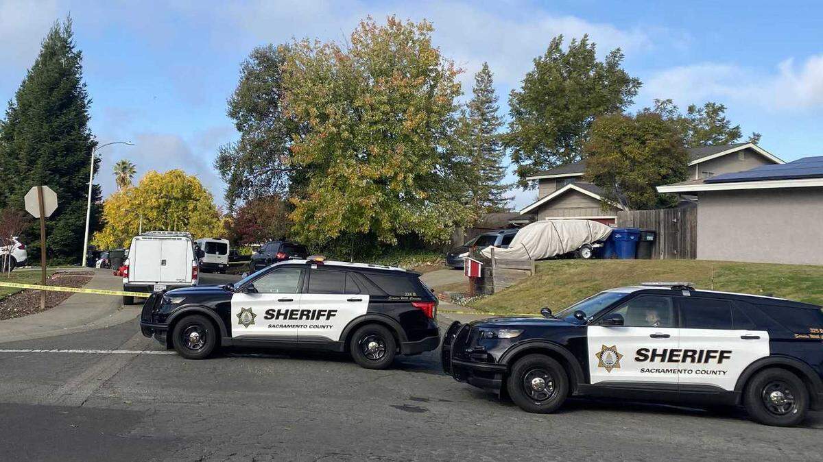 Investigators on Thursday Nov. 14, 2024, continued to gather evidence at the scene of a fatal shooting where Sacramento County sheriff’s deputies shot to death a man who reportedly fired a gun at them in the 6800 block of Ashfield Way in Carmichael.
