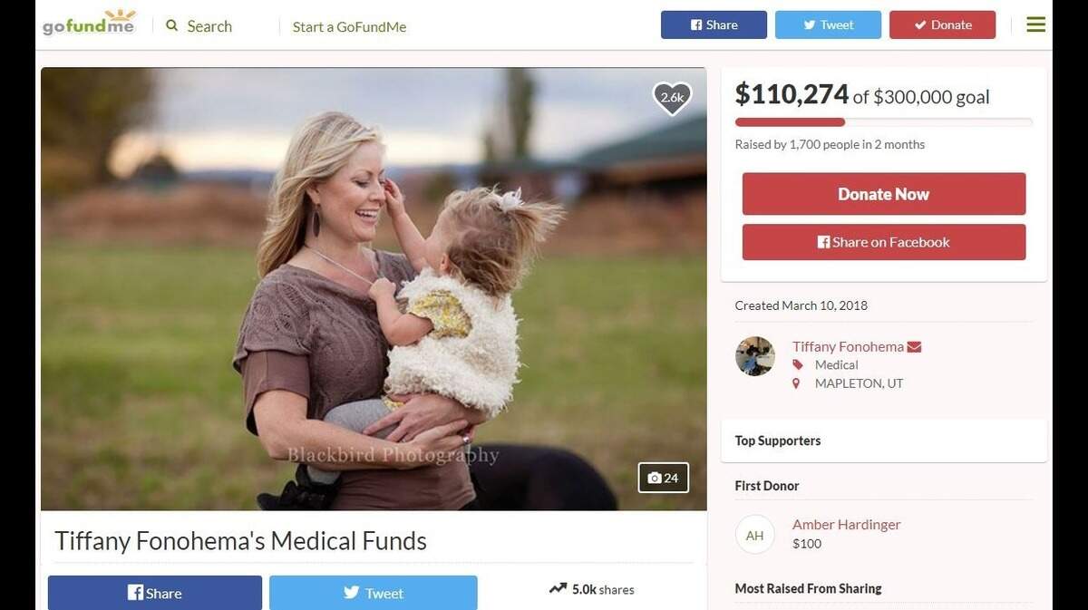 Tiffany Fonohema, 38, a mother of six, lost all 4 limbs while being treated for sepsis from a cold that turned into pneumonia. Her Springville, Utah, neighbors remodeled her home and raised $100,000 for prosthetics not covered by insurance.