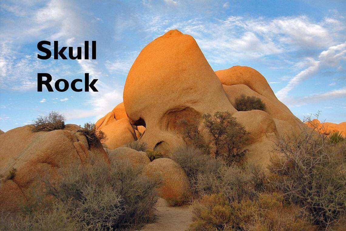 Skull Rock at Joshua Tree National Park in California