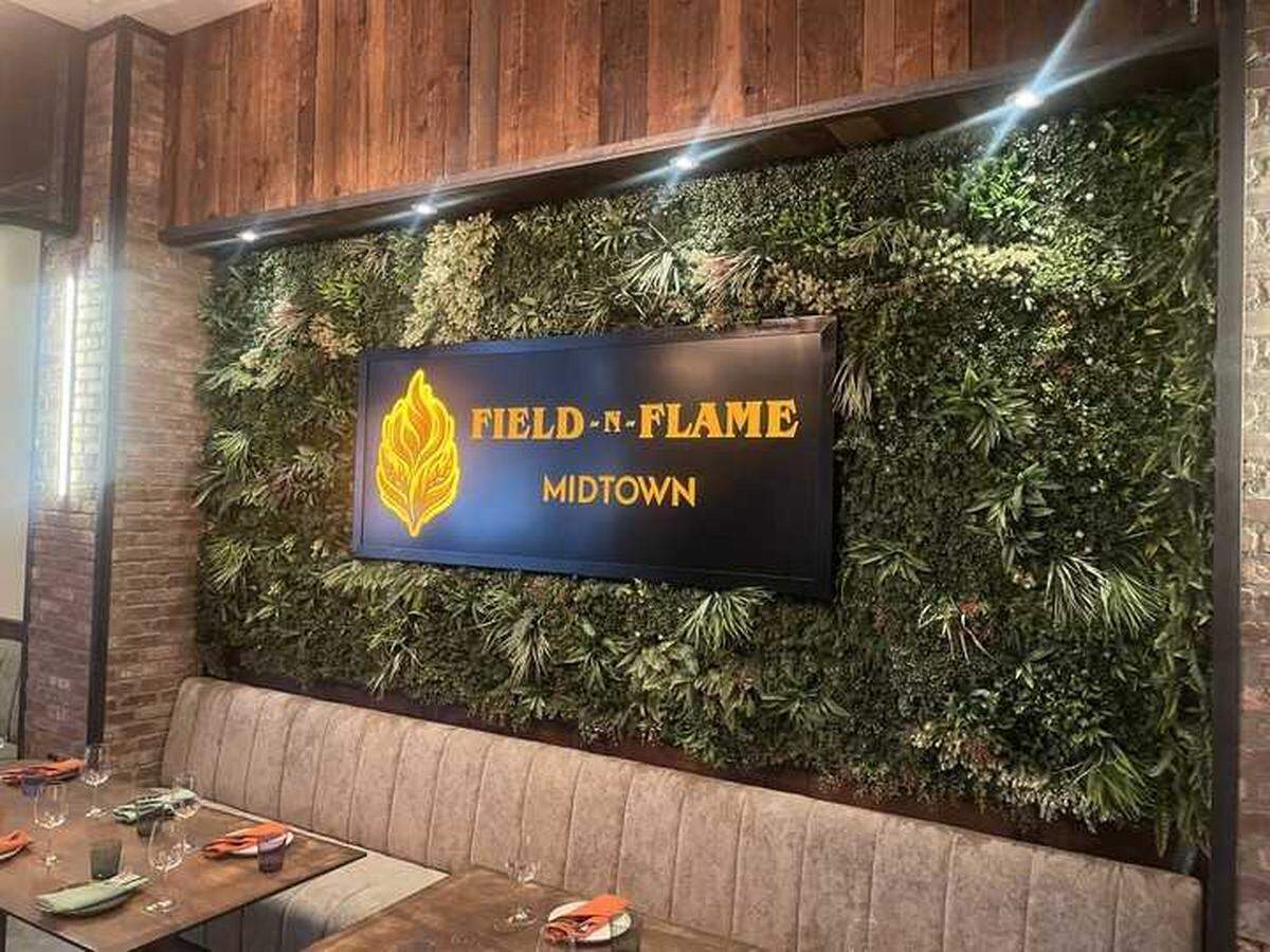 Field-n-Flame Midtown restaurant, a Mediterranean and American fusion cuisine, opened in Sacramento’s midtown at 1521 L St. on March 3, 2025.