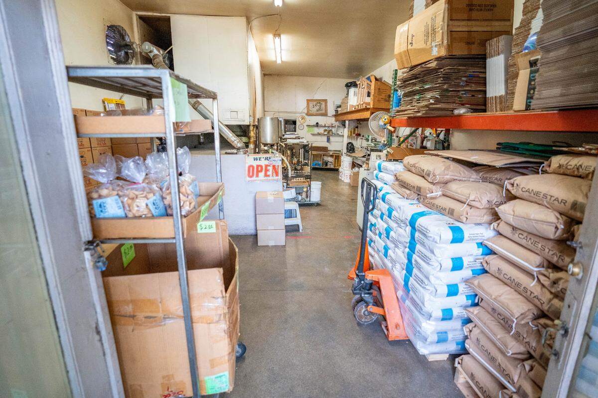 New World Co. is filled with ingredients, machines and fortune cookies.