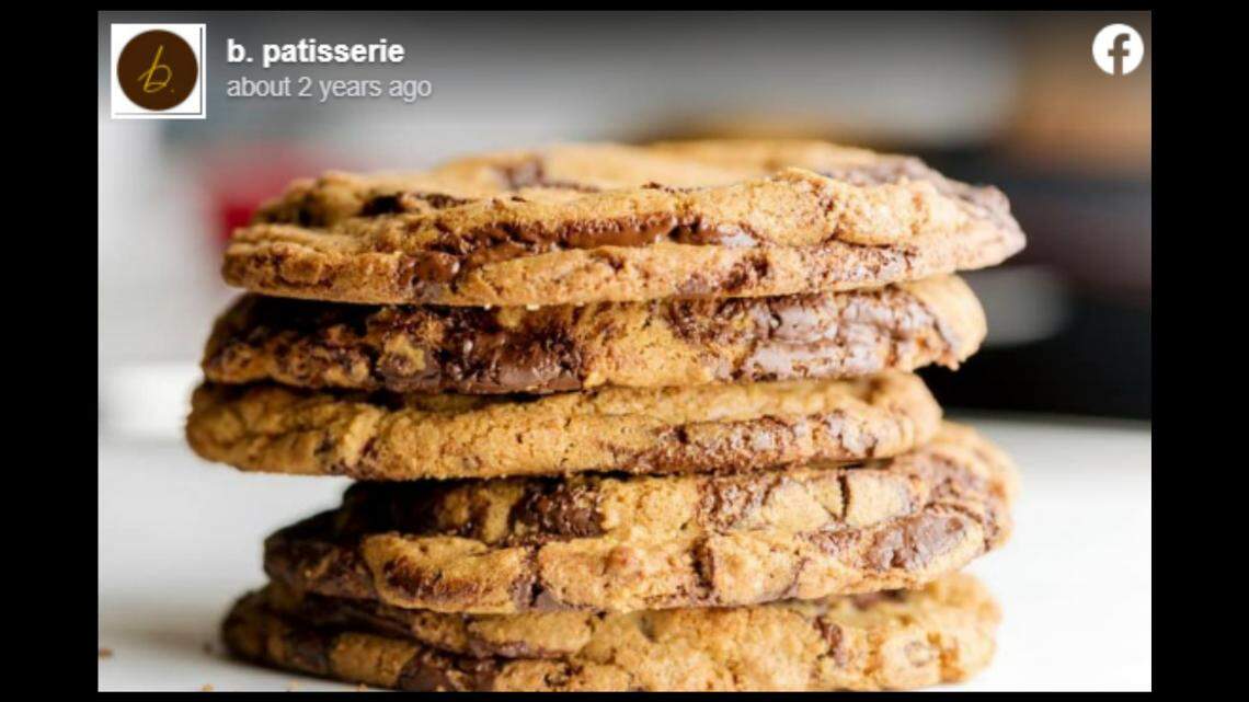 B. Patisserie, a bakery in San Francisco, was named the best place to get a chocolate chip cookie in the state.