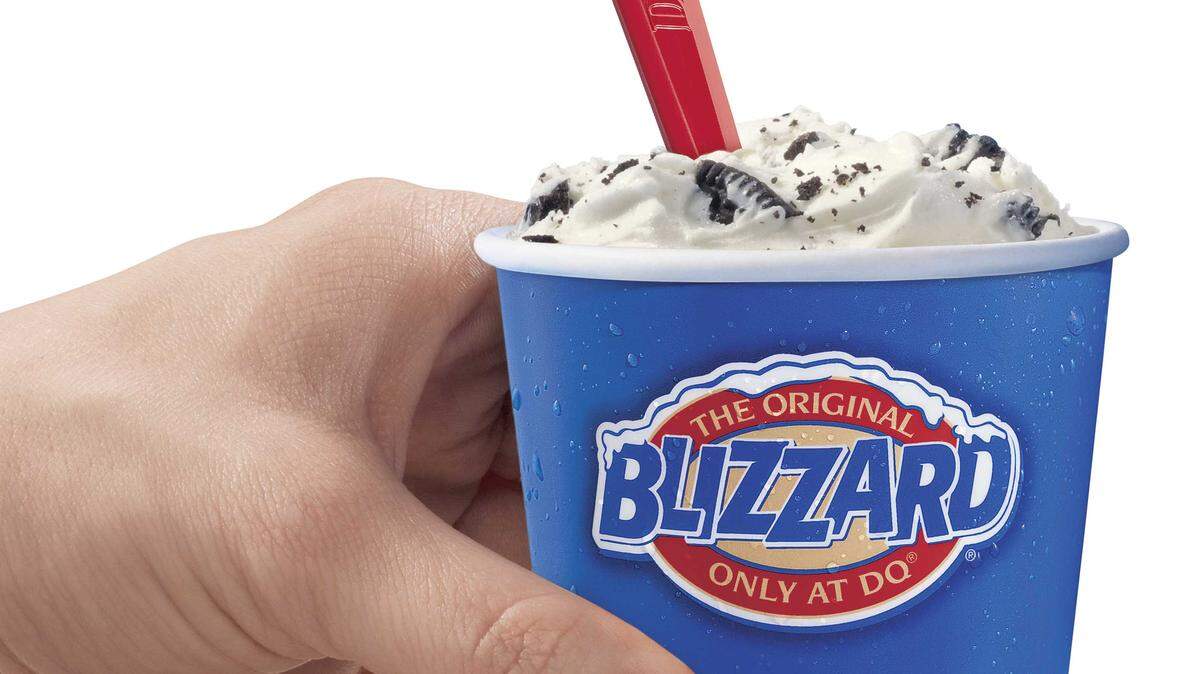 This product image courtesy of American Dairy Queen Corporation shows a DQ Mini Blizzard. Small is big when it comes to dessert trends. From Mini Blizzards at Dairy Queen to the new line of Petites launched by Starbucks, sweets are shrinking to fit a craving for snack-sized portions. (AP Photo/American Dairy Queen Corporation) NO SALES; EDITORIAL USE ONLY