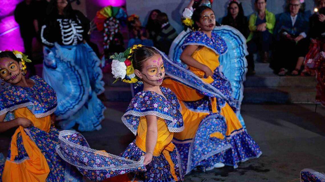 New exhibit slated for Dia de los Muertos party at California Museum. What is it?