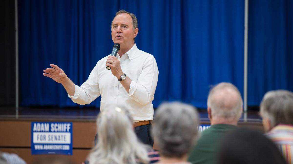 U.S. Rep. Adam Schiff speaks at a town hall event hosted by the Women Democrats of Sacramento County on Aug. 4 at the Oak Park Community Center in Sacramento.