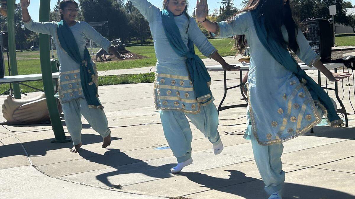 Dancers perform at Sacramento’s Witter Ranch Park for a celebration of Indian and other cultures on Sunday. 