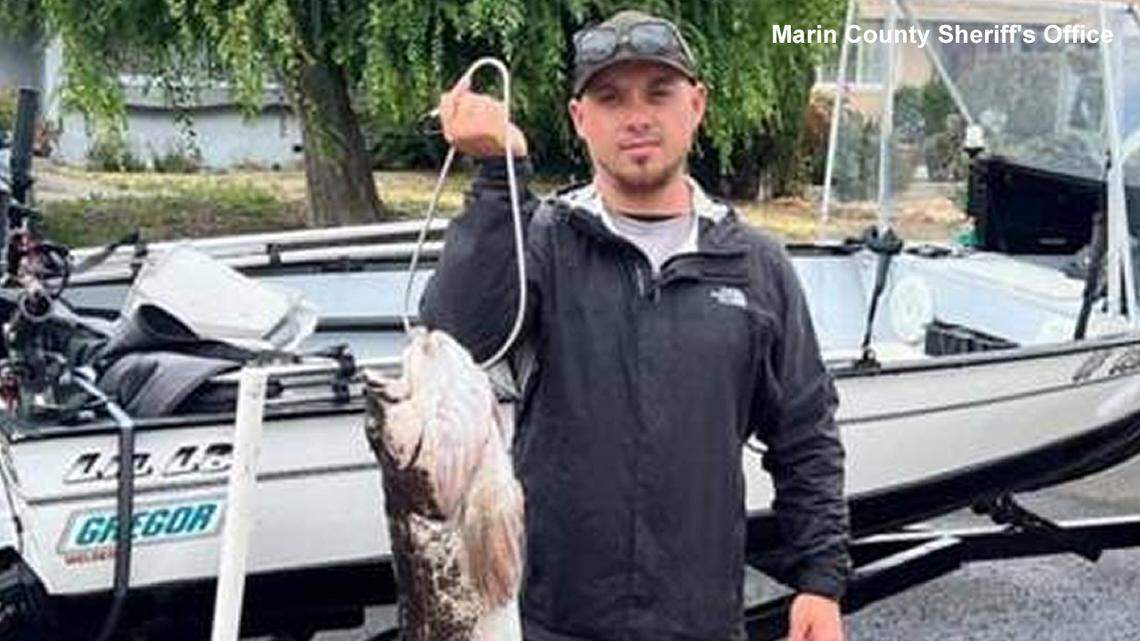 The empty boat of missing 32-year-old fisherman Will Chebib, shown here in an undated photo, has been found in San Pablo Bay, California officials say.