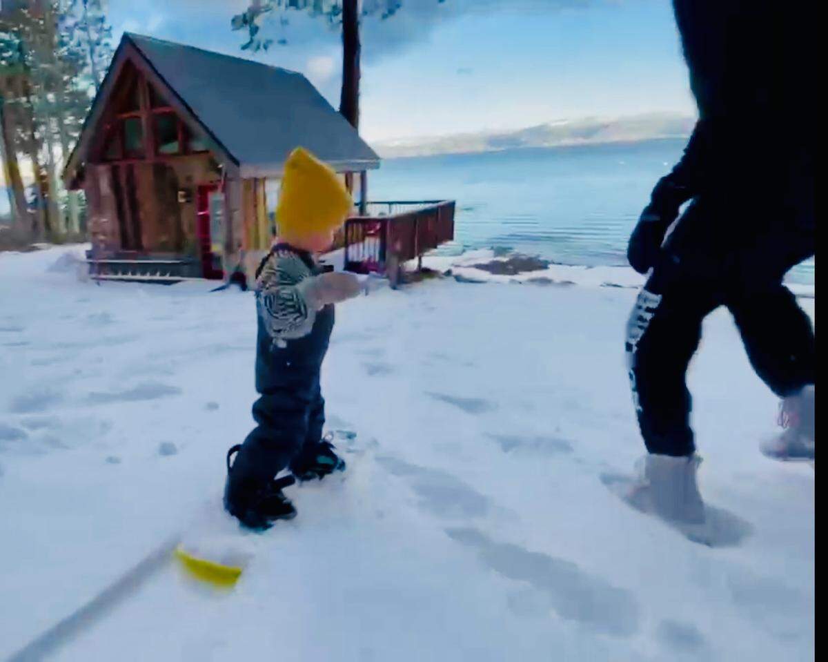 “My kids learned to snowboard in the backyard,” Daniel Tosh wrote in an email announcing the listing. 