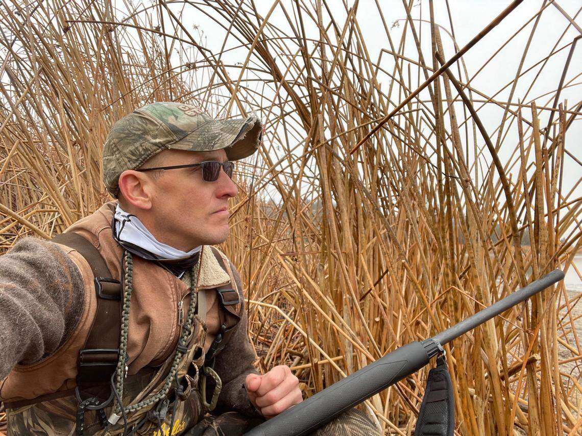 Reporter Ryan Sabalow hunts ducks last week in northeastern California.