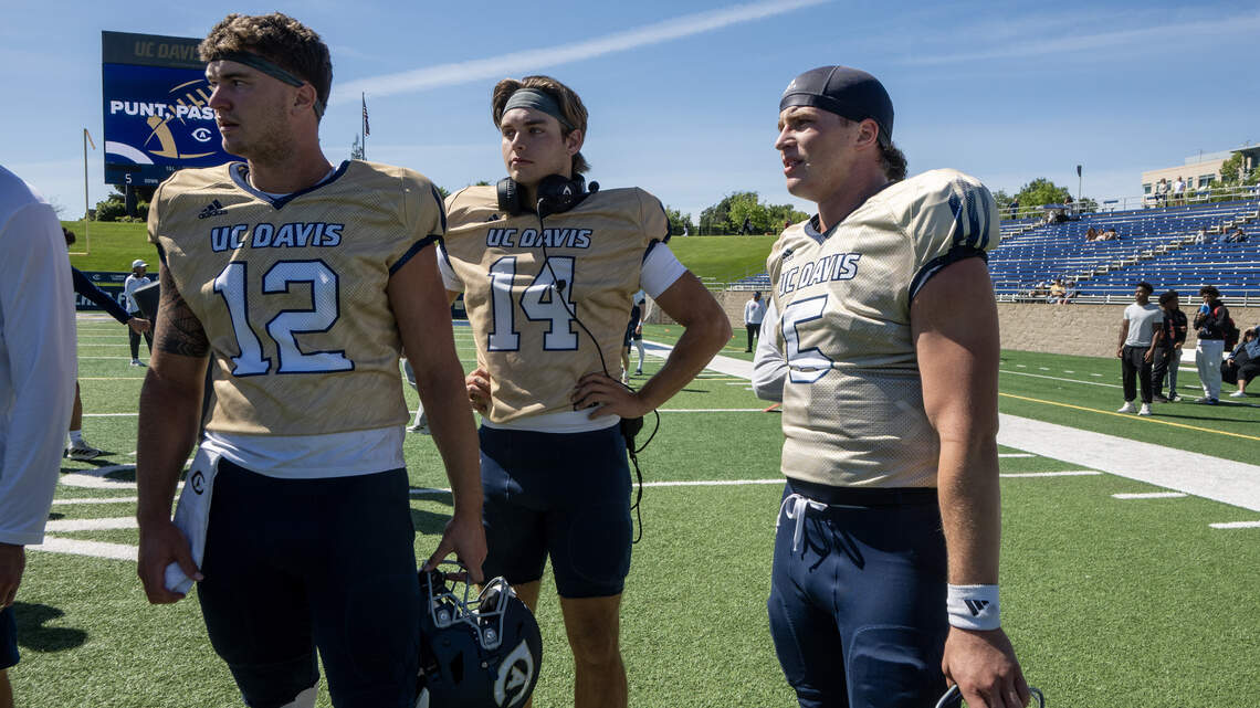 Star power and NFL family ties highlight UC Davis football’s QB competition
