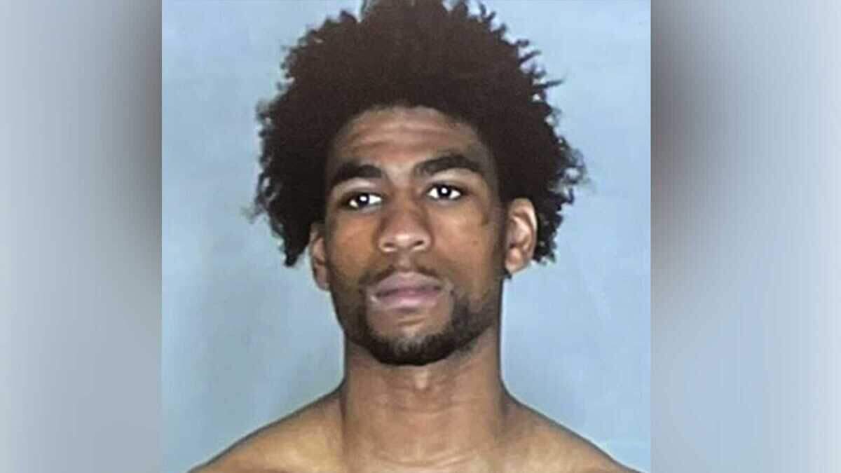 Asaahdi Elijah Coleman, 21, of Sacramento is seen in a booking photo provided by the Butte County Sheriff’s Office. He was arrested in connection with a shooting aboard a Greyhound bus in Oroville, Calif., that killed one woman and injured four people on Wednesday, Feb. 4, 2021.