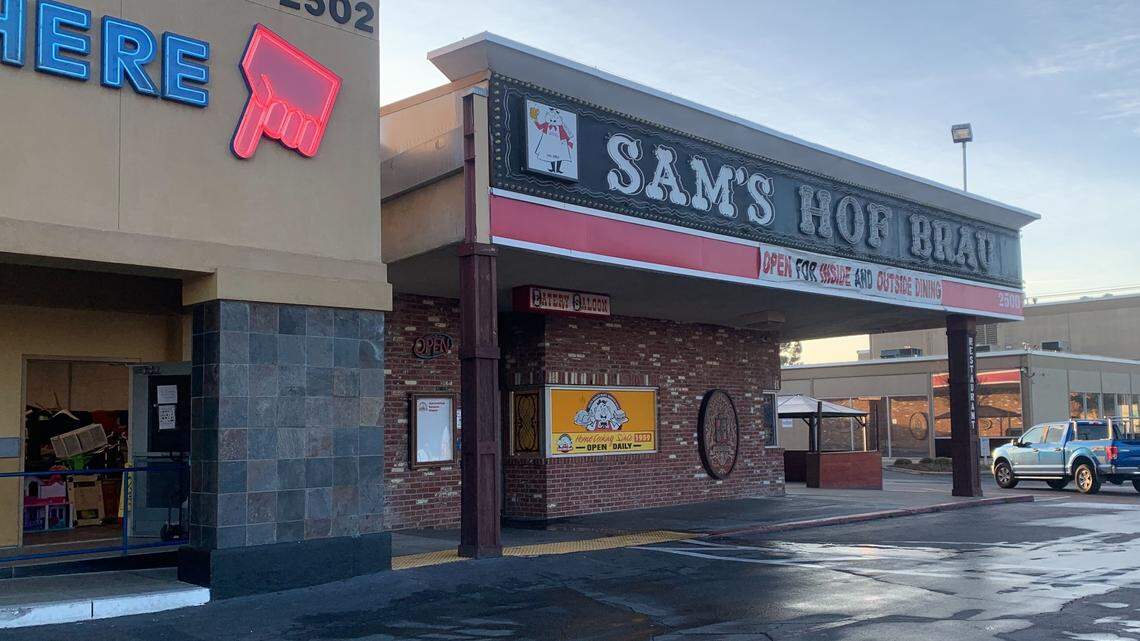 A two-alarm fire broke out at Sam’s Hof Brau, 2500 Watt Ave. in Sacramento County’s Arden Arcade neighborhood, early Tuesday morning, Feb. 7, 2023. Metro Fire officials reported extensive damage throughout the restaurant.