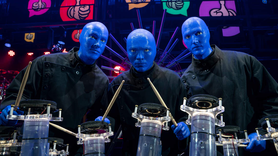 Blue Man Group reinvents itself for ‘Speechless’ tour stop in Folsom