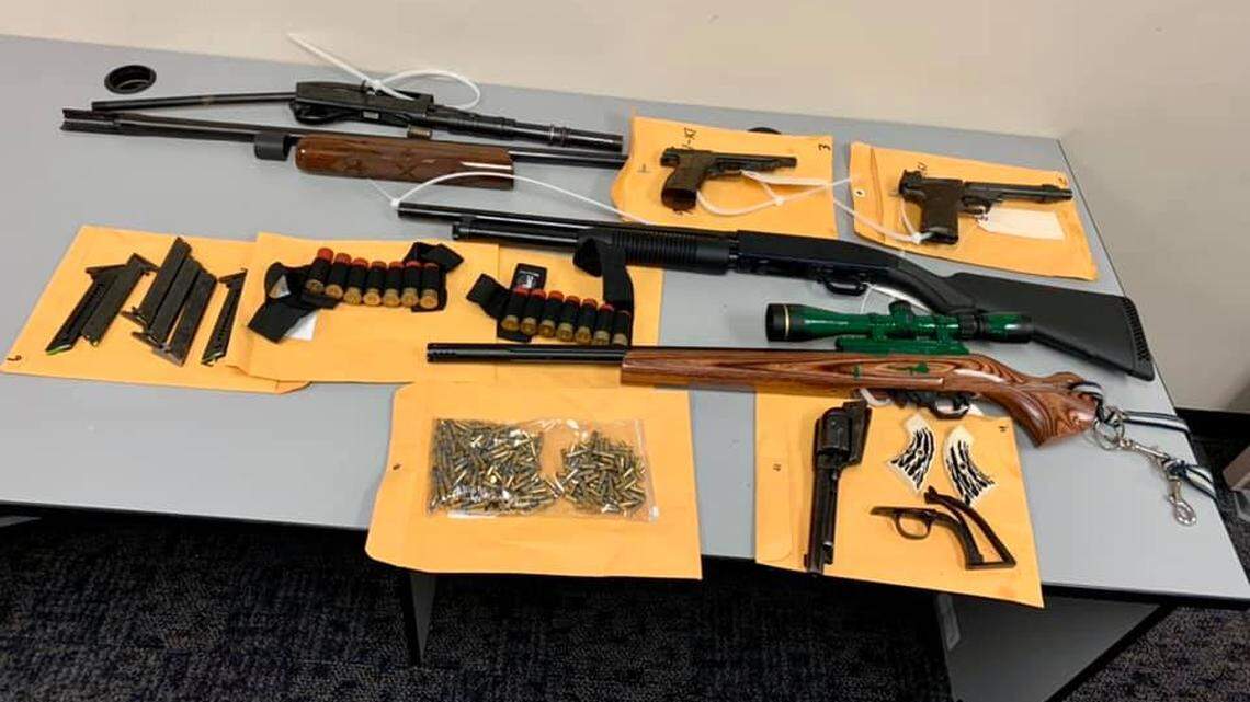 Kyle Kiddy was arrested after police said they found guns and ammunition on him and in his vehicle after a report that he harassed a woman at Zuma Beach, the Lost Hills Sheriff’s Station said.