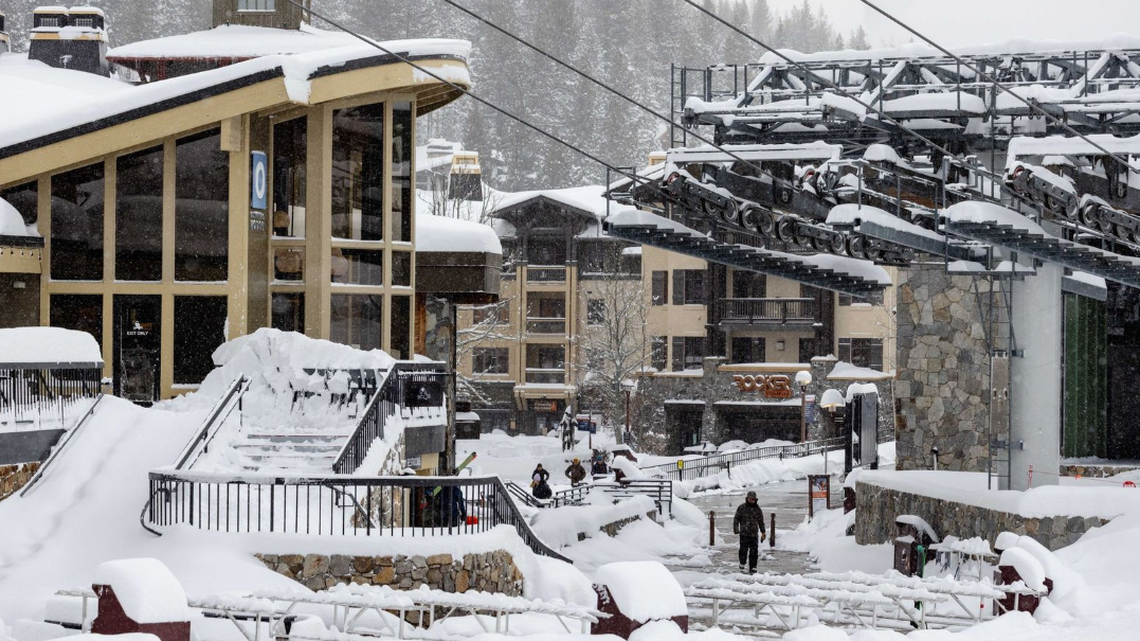 Storms dump snow across Sierra Nevada. See season totals at Tahoe ski resorts