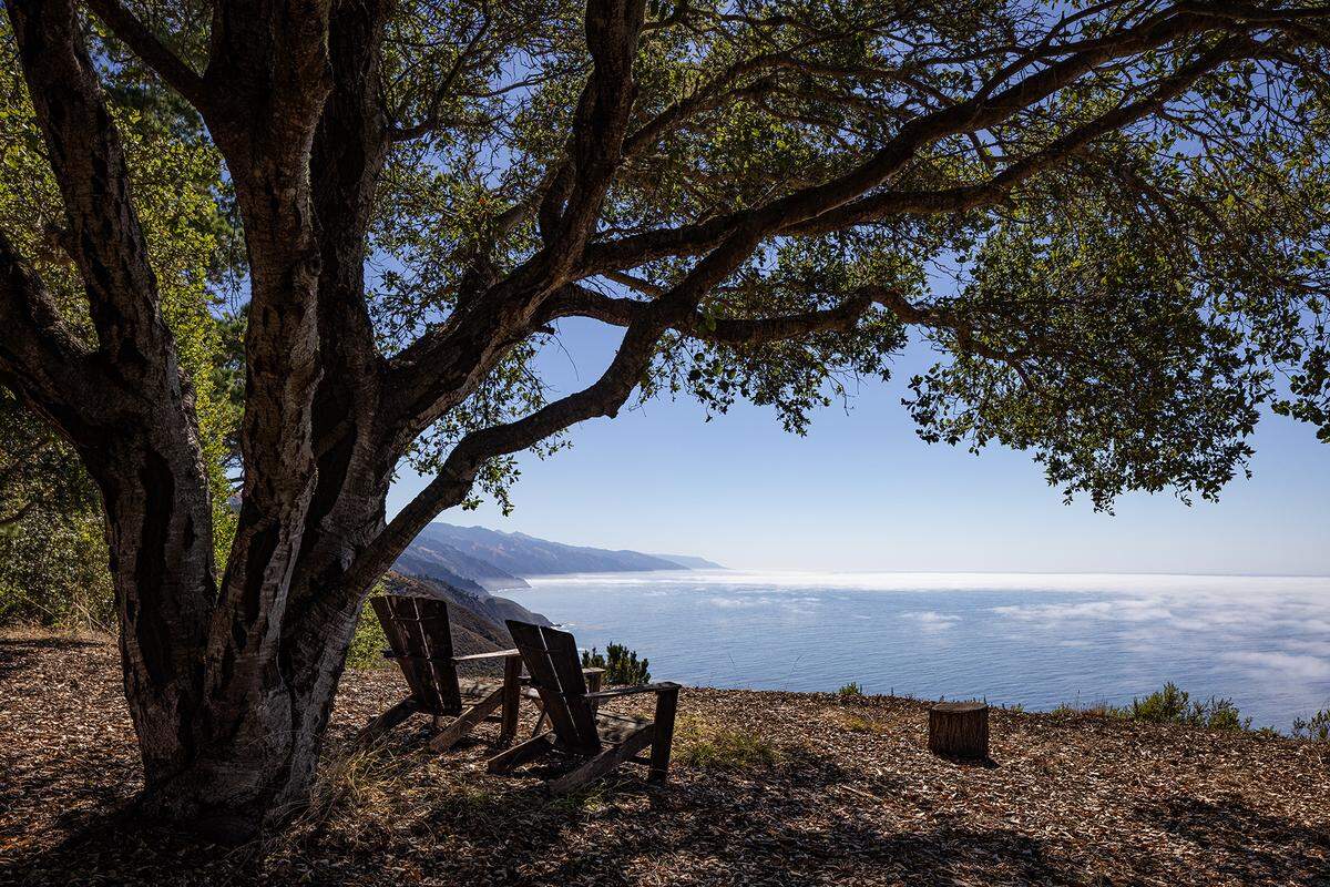 The views of the family legacy property in Big Sur, California, are immense.