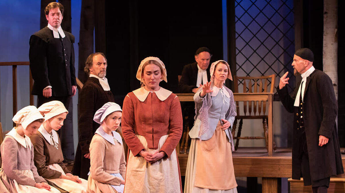 The cast of STC’s “The Crucible.”