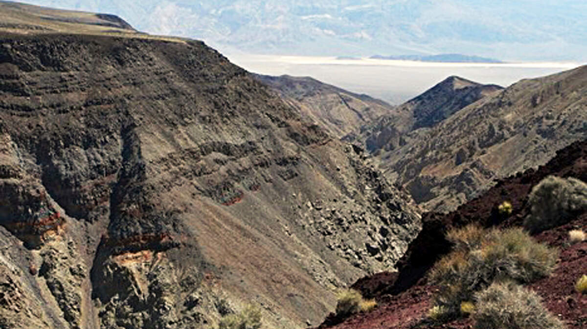 Rainbow Canyon, also commonly known as Star Wars Canyon, within Death Valley National Park in the California desert. A 54-year-old solo canyoneer died in a fall in Mosaic Canyon in the park, rangers say.