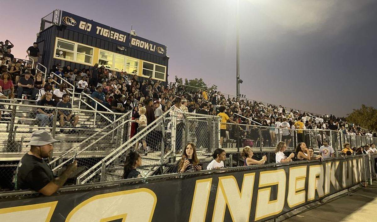 Inderkum High School in Natomas drew a large crowd for their homecoming game Friday against Vista del Lago High School of Folsom.