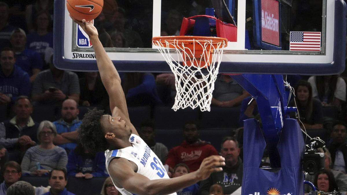 Memphis’ James Wiseman figures to be a lottery pick this spring.