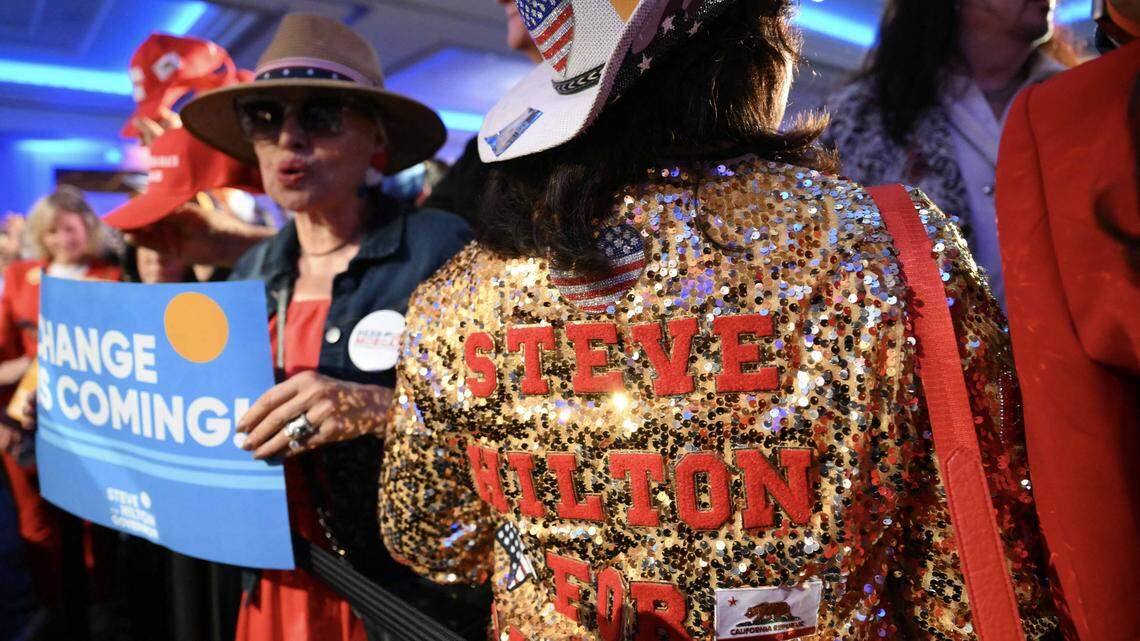 Glitz, glamour and election signs. See photos from CA’s primary election night