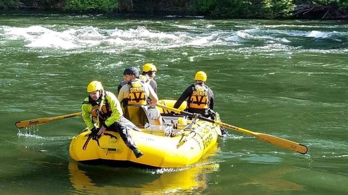 Search teams with the El Dorado County Sheriff’s Office, Cal Fire and other agencies searched Saturday and Sunday for Mateo Rios, 28, of Rocklin, who is believed to have fallen into the South Fork American River on Saturday.