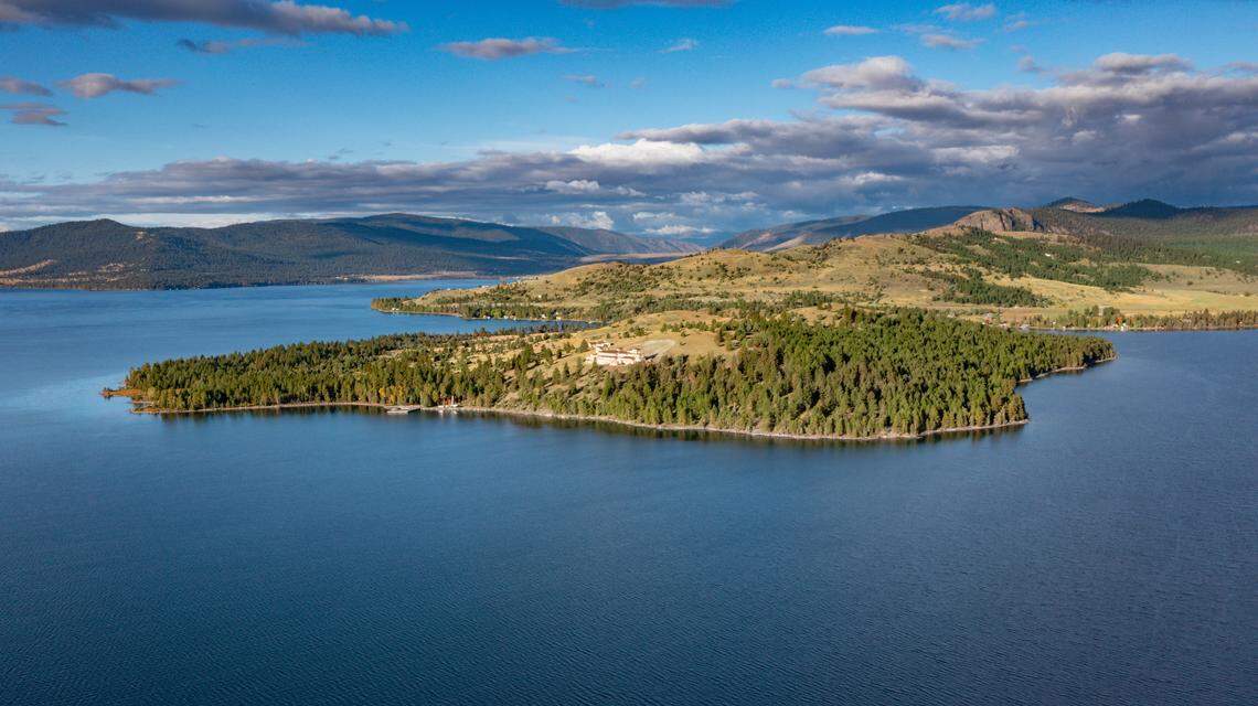 Cromwell Island in Montana’s Flathead Lake.