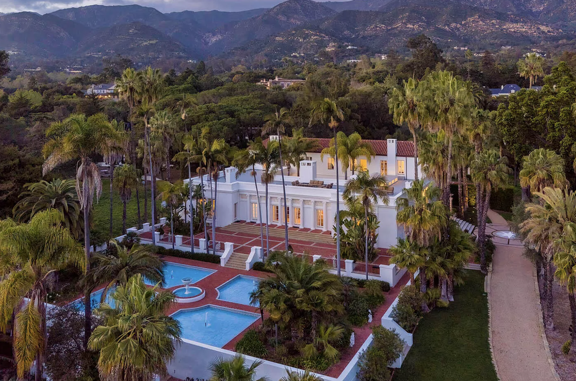 The mansion that was featured in the 1983 film “Scarface” starring Al Pacino lists in Montecito for $39.99 million.