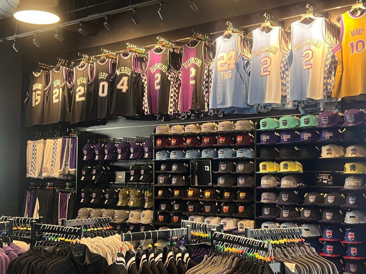 The Lids + Kings Locker Room storefront at Downtown Commons opens Friday, April 14, 2023, and is located directly across from the grand entrance to Golden 1 Center in Sacramento, California.