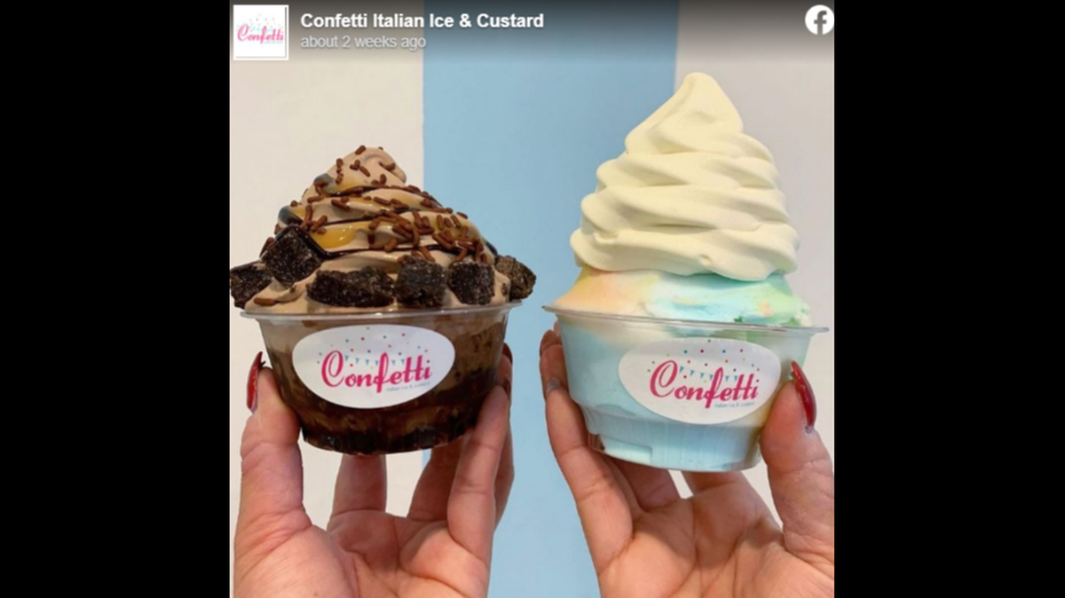 Confetti Italian Ice & Custard in Costa Mesa was named California’s top ice cream shop, Yelp says.