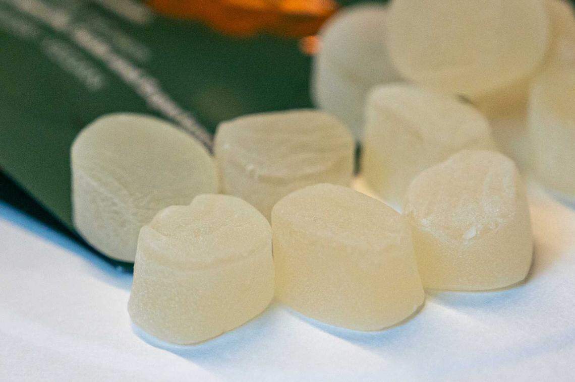 Ay Papi’s Whitethorn Rose Single Origin Live Rosin Infused Gummies have no added colors or flavors on Friday.