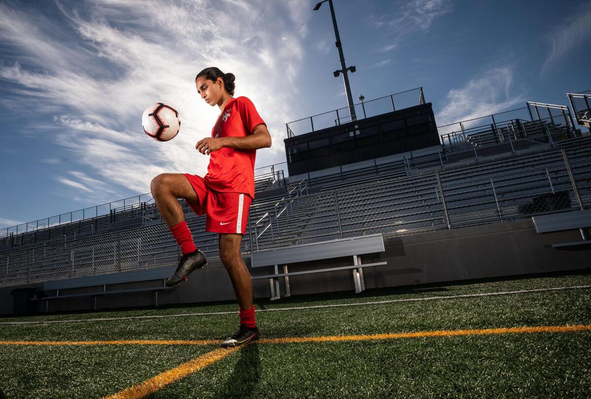 Arjin Claire, Sacramento Country Day School boys soccer forward, won The Bee’s boys soccer MVP vote.