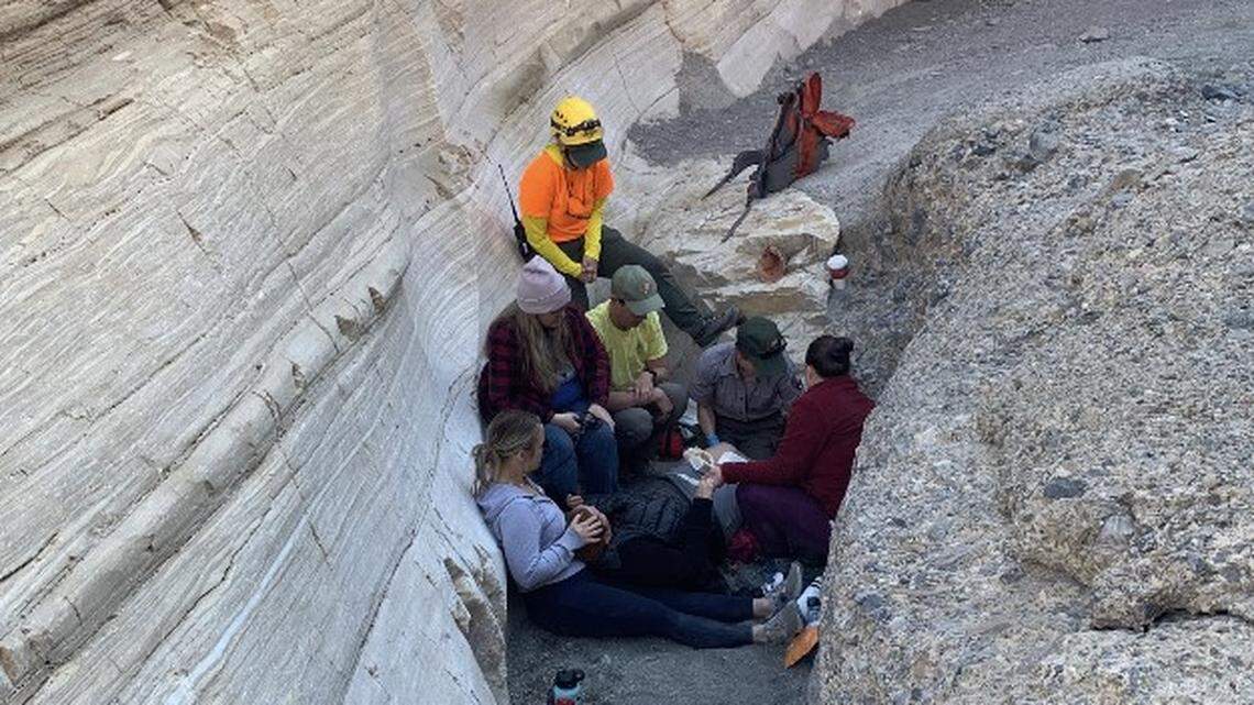 An injured hiker had to be carried out of Death Valley National Park only hours before another hiker got lost and trekked 18 miles through a maze of trails trying to find his way out.