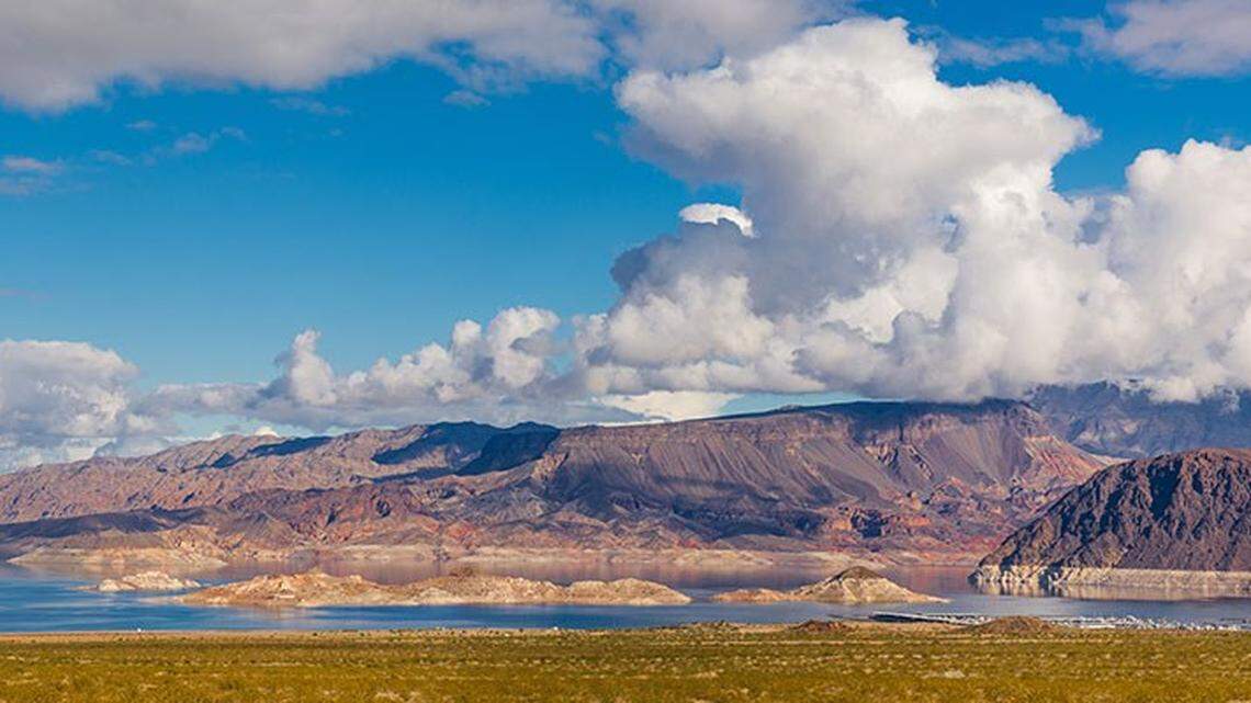 A body was found in Lake Mead after low water levels uncovered it, police told news outlets.