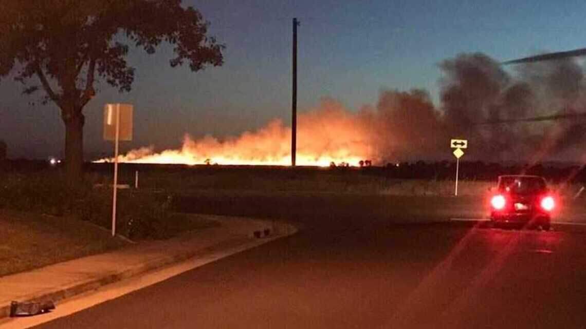 100-acre grass fire north of Antelope, west of Roseville quickly contained