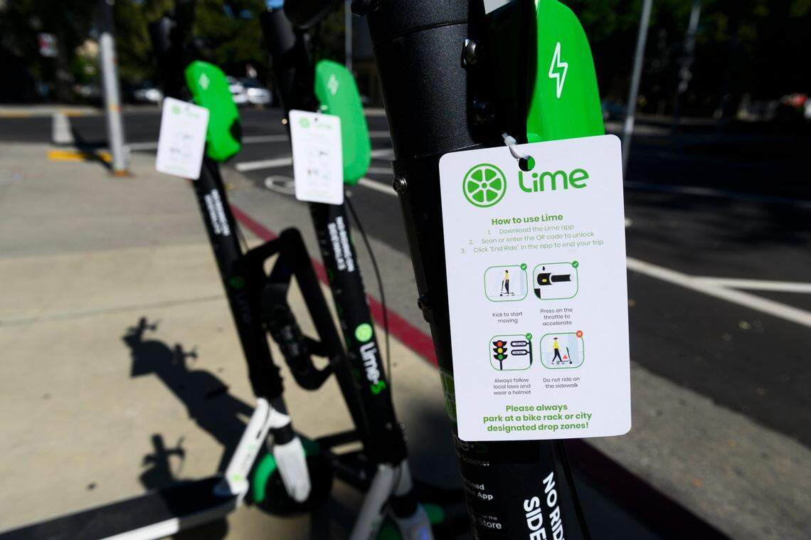 Lime Scooters were introduced to Sacramento on Wednesday, July 31, 2019.