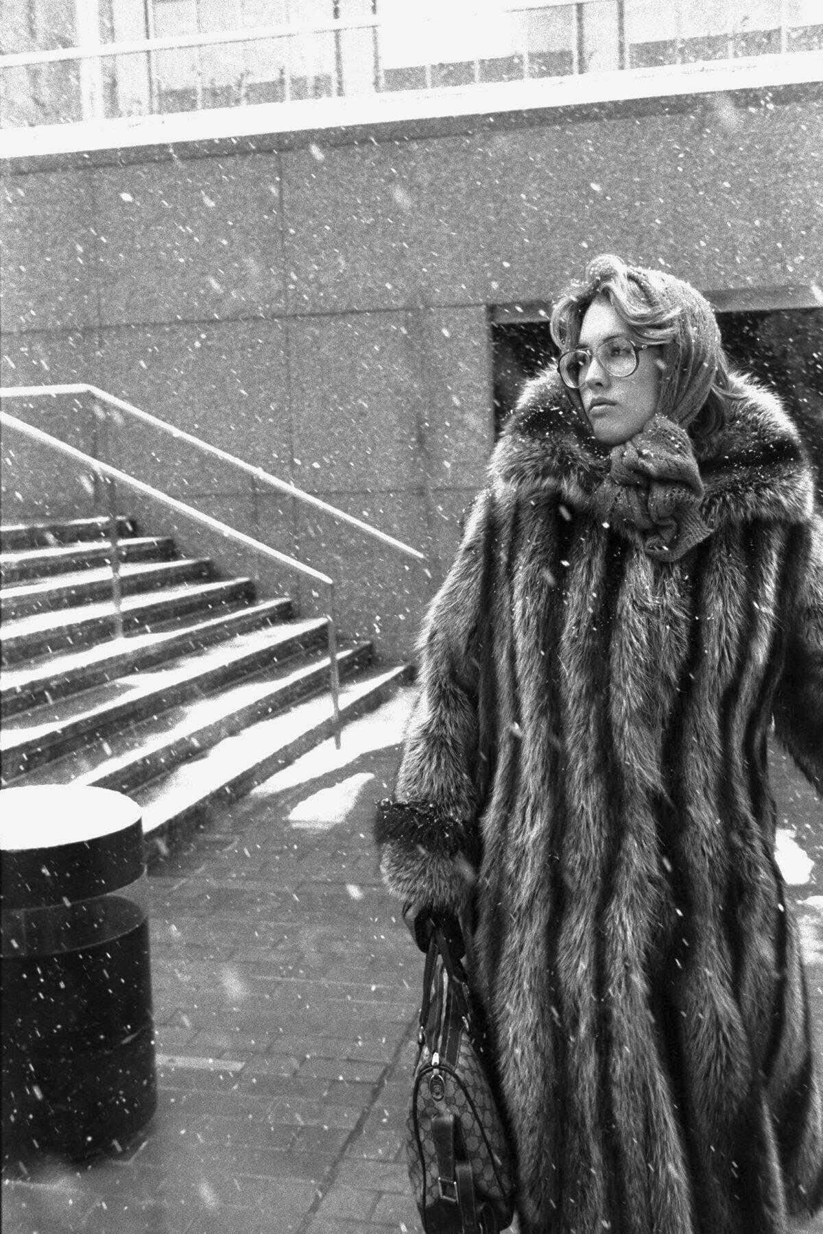 Megan Marshack, is photographed in New York in the months after the death of Nelson Rockefeller. Marshack, who worked as an aide for the former governor and vice president, was shrouded in speculation following his death in 1979. Marshack, who later lived and worked as a reporter in Placerville, died Oct. 2 at a Sacramento care facility.